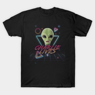 Charlie Lives  Alien T-Shirt